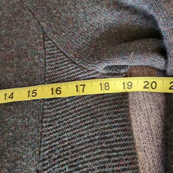 Design History Cashmere Hoodie Leather Patch Elbows - Picture 12 of 16